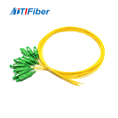 FTTH LC SC ST FC PC UPC APC single mode fiber pigtails Simplex SInglemode 0.9mm