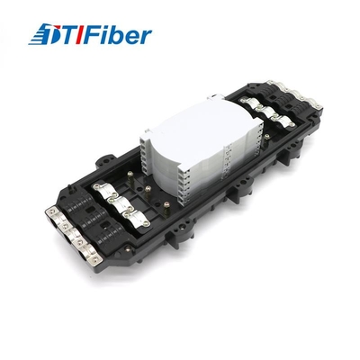 Outdoor Ftth PC Fiber Optic Splice Closure Horizontal