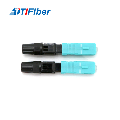 FTTH Drop Cable Use Fiber Optic Fast Connector SC UPC OM3