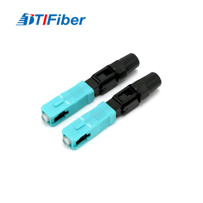 FTTH Drop Cable Use Fiber Optic Fast Connector SC UPC OM3