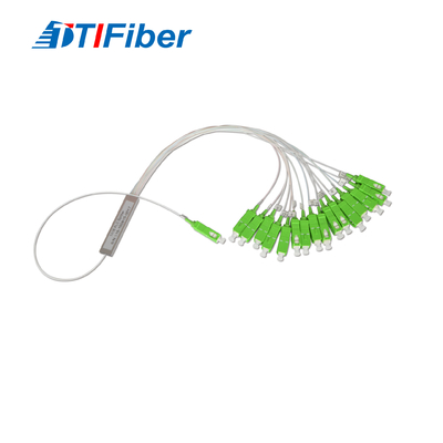 FTTX System Fiber Optic Splitter 1x16 With Pigtail Sc / Apc