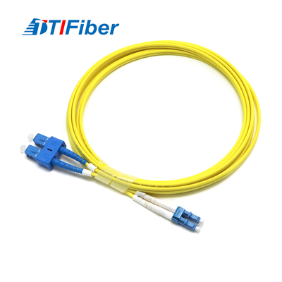 Fiber Optic Patch Cord G652d 9/125um Single Mode G657a Sx 2.0mm Sc To Sc Upc