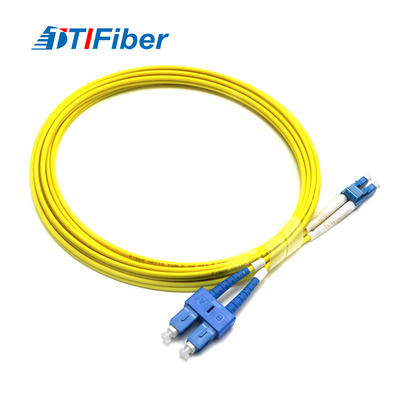 Fiber Optic Patch Cord G652d 9/125um Single Mode G657a Sx 2.0mm Sc To Sc Upc