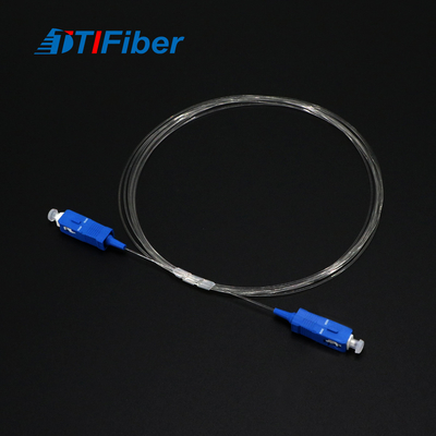 SC/UPC-SC/UPC Connector Nylon Fiber Optic Jumper Transparent Invisible