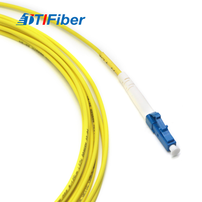 Simplex Lc-Lc Jumper Pvc Lszh Fiber Optic Patch Cord Single Mode