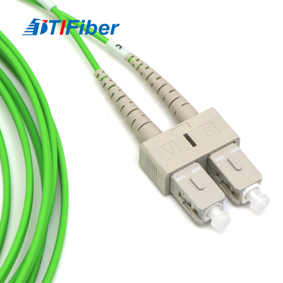 FTTH Application Communication Use Green Jacket Multimode OM5 Patch Cord