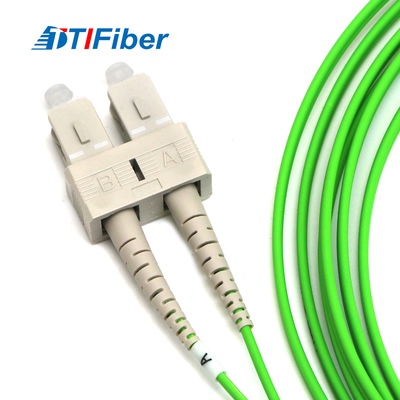 FTTH Application Communication Use Green Jacket Multimode OM5 Patch Cord