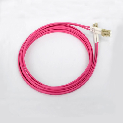 SC LC MM OM4 Duplex Fiber Optic Patch Cord 2mm 3mm