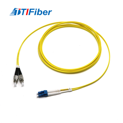 TTIFiber FC-LC Yellow Fiber Optic Patch Cord Singlemode Duplex