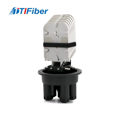 Black Dome Type Fiber Optic Splice Closure Vertical