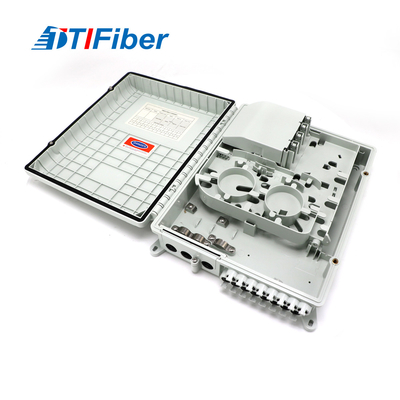 Outdoor FTTH 16 Core Empty Full loaded Fiber Optic Distribution Box ABS Material