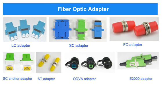TTIFiber Connector SC LC FC ST Fiber Optic Adapters For Ftth