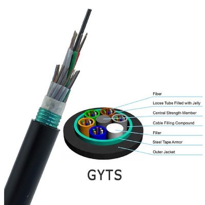 GYTS Multi Loose Tube 24 36 48 Core Fiber Optic Cable Duct Aerial Armoured