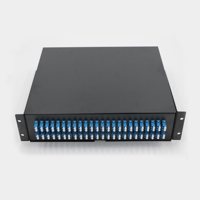 FTTH 12 24 48 96 144 Port Fiber Optic Patch Panel Telecom 19 Inch Rack Mounted