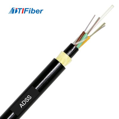 Outdoor All Dielectric self-supported 24 48 72 144 core ADSS Fiber Optic Cable for aerial