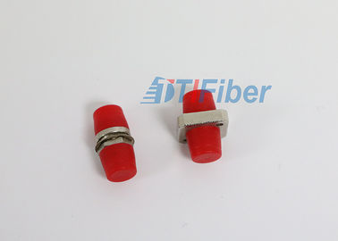 FC / APC Square Type Fiber Optic Adapter For Network , Singlemode Duplex Fibre Optic Adapter