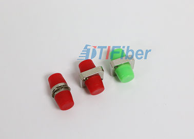 FC / APC Square Type Fiber Optic Adapter For Network , Singlemode Duplex Fibre Optic Adapter