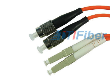 FC - LC Single Mode Fiber Optic Cable Duplex Optical Fiber Patch Cord