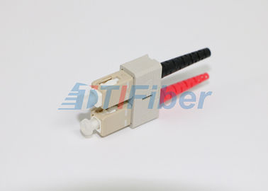 SC / PC Fiber Optic Connectors For Fiber  Patchcords , Multimode Fiber Connectors