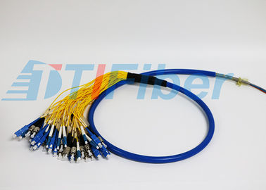 ST LC FC SC Armour Fiber Optic Pigtail Multimode For Fiber Patch Panel And Fiber Adapter