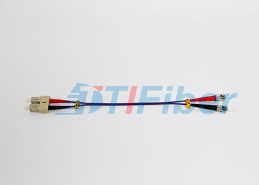 50 / 125 mm fiber patch cords , multimode patch cord ST / UPC to SC / UPC