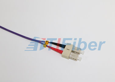 50 / 125 mm fiber patch cords , multimode patch cord ST / UPC to SC / UPC