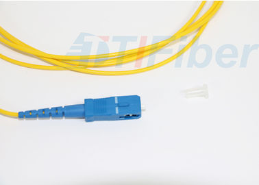 SC / UPC Simplex fiber patch cord single mode for FTTH Network , Customized Length