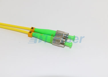 Single Mode Duplex Fiber Optic Patch Cord With Connectors FC / PC to SC / PC