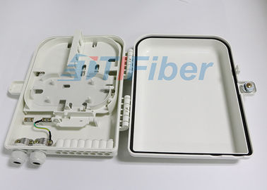 16 Core Fiber Termination Box , ABS Fiber Distribution Box For Ftth Network