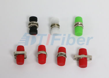 FC / PC Square Type Fiber Optic Adapter , Multimode Fiber Coupler For Ftth Network