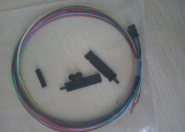 12 core ribbon fiber Optic Buffer Tube Fan Out Kit 1m with 0.9mm buffer