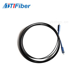Singlemode ST LC optical fiber patch cord cables with CE / ROHS Approval