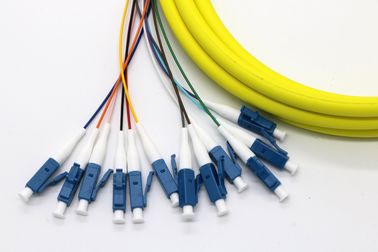 24 Core Multi Fiber Break Out Cable LC/UPC-LC/UPC Strip on 0.9mm tight buffer