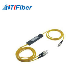 Yellow Fiber Optic Patch Cord Abs Box Splitter FBT ABS Fiber Optic Splitter FC - FC