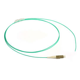 SC UPC OM3 50/125 Fiber Optic Pigtail Aqua Fiber Optical Patch Pigtail For Network