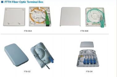 Wall mounted Fiber Optic Terminal Box optical fiber 4 core terminal box with CE ROHS