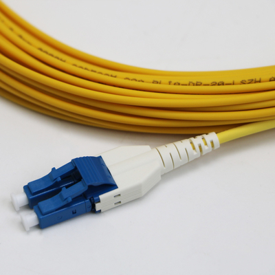 Uniboot LC Fiber Jumper 1M LC UPC To LC UPC Singlemode G657.A1 BendInsensitive 2mm LSZH Low Loss 0.15dB Fiber Patch Cord