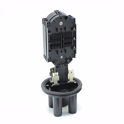 Dome Fiber Optic Box 12 Core 24 Core 36 Core 1 Input 2 Output ABS Black Mini Fiber Splice Closure