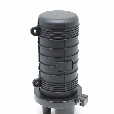 Dome Fiber Optic Box 12 Core 24 Core 36 Core 1 Input 2 Output ABS Black Mini Fiber Splice Closure
