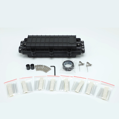 FTTX FTTH Line-in Type Fiber Optic Box 12 Core 24 Core 36 Core 1 Input 2 Output Fiber Optic Splice Closure