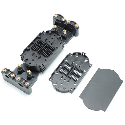 FTTX FTTH Line-in Type Fiber Optic Box 12 Core 24 Core 36 Core 1 Input 2 Output Fiber Optic Splice Closure
