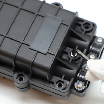 FTTX FTTH Line-in Type Fiber Optic Box 12 Core 24 Core 36 Core 1 Input 2 Output Fiber Optic Splice Closure