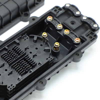 FTTX FTTH Line-in Type Fiber Optic Box 12 Core 24 Core 36 Core 1 Input 2 Output Fiber Optic Splice Closure