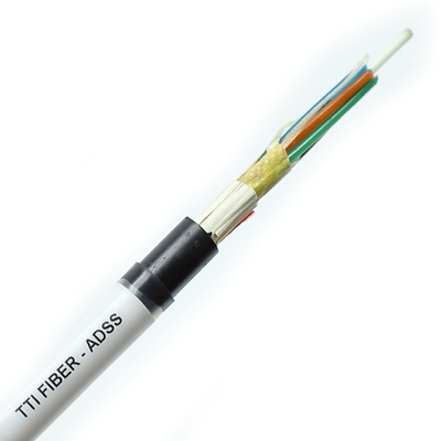 FTTH FTTX Outdoor ADSS Single Sheath Double Sheath Span 8F 12F 24F 48F Fiber Optic Cable