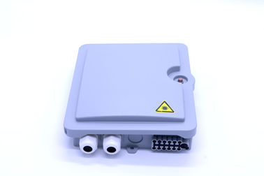 12 Cores ABS Fiber Optic Distribution Box Splitter ABS Material ISO Approval