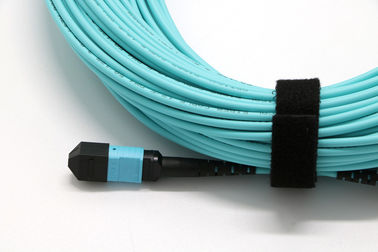 OM3 Fiber Optic Patch Cord MPO Trunk Cable Female Connector UPC/APC Polished