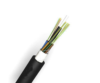 Non Metallic Fiber Optic Cable GYFTY Multi Core 6-288 Duct Loose Tube Customized Length