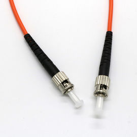 ODM Connector Fiber Optic Patch Cord Single Mode ST-ST SX DX Orange Color Jumper
