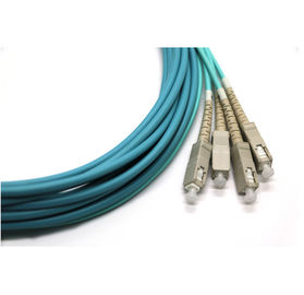LAN WAN FTTH Indoor Fiber Optic Patch Cables Jumper With 3 SC-LC Connectors