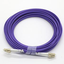 Duplex Multimode Fiber Patch Cable Customized Color With LC / UPC Connector